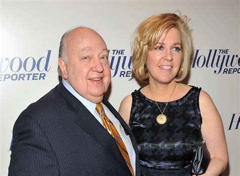 roger ailes and his wife.